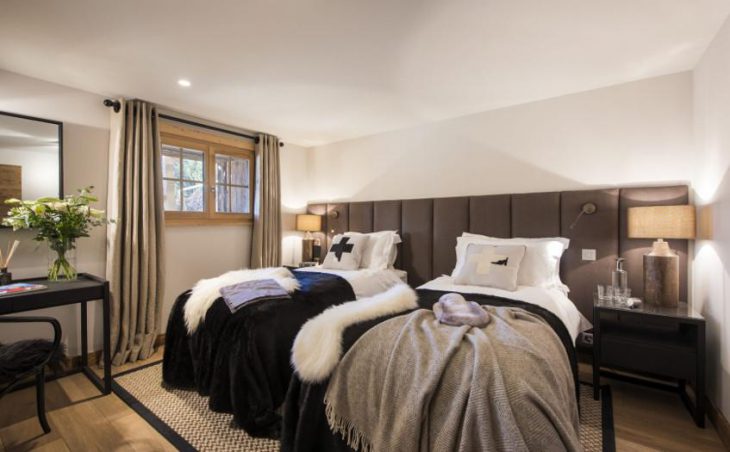 Chalet Daphne, Verbier, Twin Bedroom